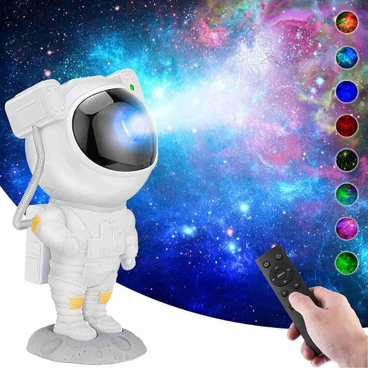 Galaxy Astronaut  Projector - 360 Magnetic Head Rotation, Remote Control